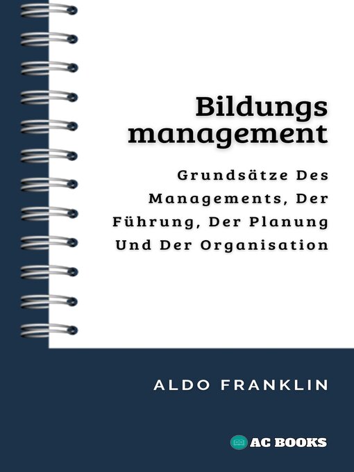 Title details for Bildungsmanagement by Aldo Franklin - Available